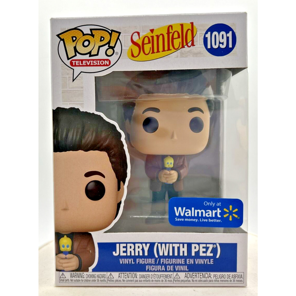 Funko Pop! Seinfeld Jerry (with Pez) Walmart Exclusive #1091 F19